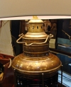 Large Vintage Brass PERKO  Not Under Command Lantern Table Lamp - Nautical Home Lighting